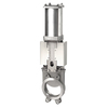 Knifegate valve Series: EB Type: 5414 Stainless steel Pneumatic operated Wafer type